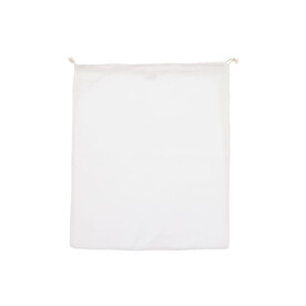Wiederverwendbare Lebensmitteltasche OEKO-TEX® Baumwolle 40x45cm - Weiss bedrucken, Art.-Nr. LT95211-N0001