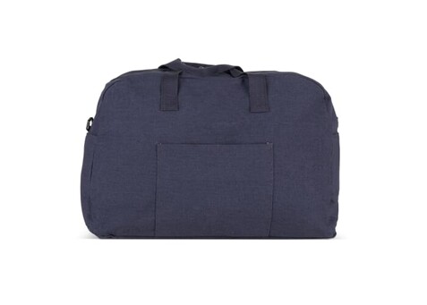 Reisetasche aus recycelten Canvas-Stoff - Dunkelblau bedrucken, Art.-Nr. LT95225-N0010