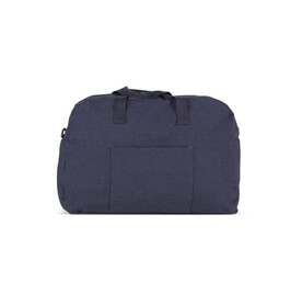 Reisetasche aus recycelten Canvas-Stoff - Dunkelblau bedrucken, Art.-Nr. LT95225-N0010
