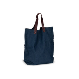 Einkaufstasche Leinwand Denim 310g/m² 42x13x43cm - Dunkelblau bedrucken, Art.-Nr. LT95227-N0010