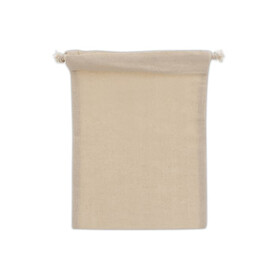 Zuziehbeutel OEKO-TEX® Baumwolle 140g/m² 15x20cm - Ecru bedrucken, Art.-Nr. LT95234-N0054