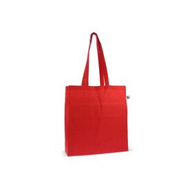 Tasche Fairtrade 140g 38x10x42 - Rot bedrucken, Art.-Nr. LT95235-N0021