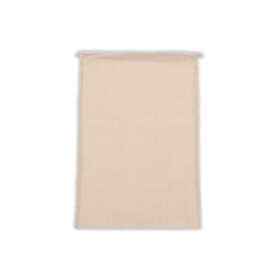 Zuziehbeutel OEKO-TEX® Baumwolle 140g/m² 30x45cm - Ecru bedrucken, Art.-Nr. LT95238-N0054
