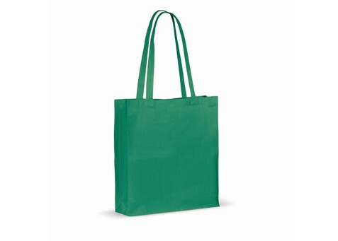 Tasche aus recycelter Baumwolle 140g/m² 38x10x42cm - Dunkelgrün bedrucken, Art.-Nr. LT95242-N0030