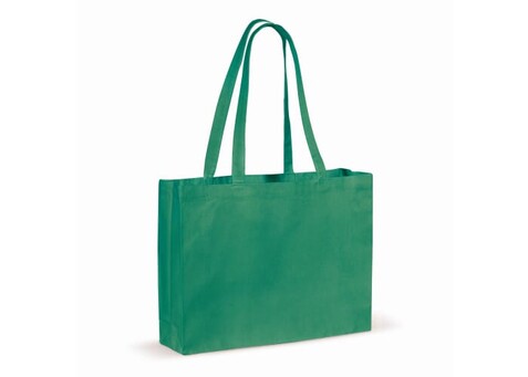 Tasche aus recycelter Baumwolle 140g/m² 49x14x37cm - Dunkelgrün bedrucken, Art.-Nr. LT95243-N0030 Tasche aus recycelter Baumwolle 140g/m² 49x14x37cm - Dunkelgrün bedrucken, Art.-Nr. LT95243-N0030