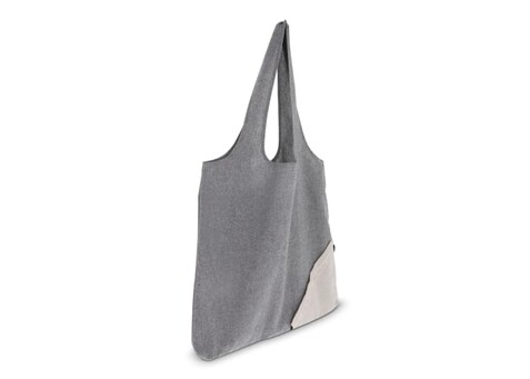 Einkaufstasche Recycelte Baumwolle OEKO-TEX® 140g/m² 38x42cm - Grau bedrucken, Art.-Nr. LT95250-N0061 Einkaufstasche Recycelte Baumwolle OEKO-TEX® 140g/m² 38x42cm - Grau bedrucken, Art.-Nr. LT95250-N0061