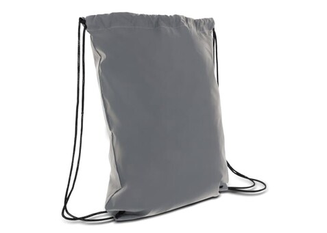 Reflektierender Rucksackbeutel 30x40cm - Grau bedrucken, Art.-Nr. LT95261-N0061