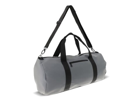 Reflektierende Reisetasche 50x25x25cm - Grau bedrucken, Art.-Nr. LT95263-N0061
