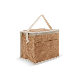 Kühltasche mit Korkelementen 22x18x18cm - Natur bedrucken, Art.-Nr. LT95266-N0094