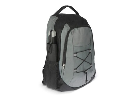Rucksack mit Kordelzug R-PET 25L - Grau bedrucken, Art.-Nr. LT95294-N0061