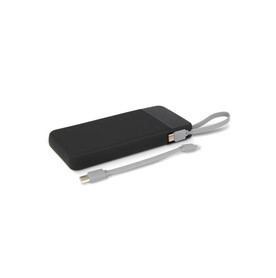 Ziara 10.000 mAh Powerbank - Schwarz bedrucken, Art.-Nr. LT95502-N0002