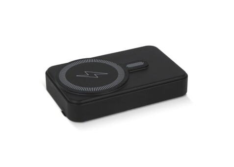 Wireless charging powerbank Yima 10.000 mAh - Schwarz bedrucken, Art.-Nr. LT95506-N0002