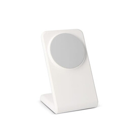 Wireless charger R-ABS 15W - Weiss bedrucken, Art.-Nr. LT95550-N0001