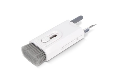 8 in 1 Elektronik-Reinigungsset - Weiss bedrucken, Art.-Nr. LT95652-N0001