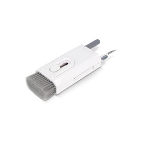 8 in 1 Elektronik-Reinigungsset - Weiss bedrucken, Art.-Nr. LT95652-N0001