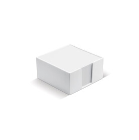 Zettelbox 10x10x5cm - Weiss bedrucken, Art.-Nr. LT97000-N0001