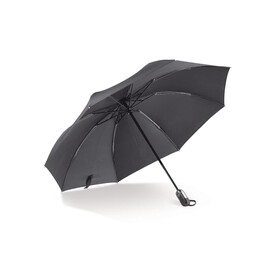 Luxuriöser 23” Wende-Regenschirm mit automatischer Öffnung und Schließung - Schwarz bedrucken, Art.-Nr. LT97100-N0002