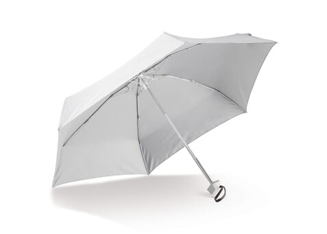 Ultraleichter 21” Regenschirm mit Hülle - Weiss bedrucken, Art.-Nr. LT97108-N0001