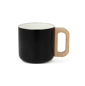 T-ceramic Thermobecher Thames 330ml - Schwarz bedrucken, Art.-Nr. LT98722-N0002