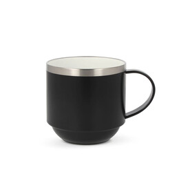 T-ceramic Becher Tigris 300ml - Schwarz bedrucken, Art.-Nr. LT98723-N0002