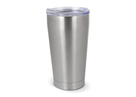 T-ceramic Thermobecher mit Deckel Cango 500ml - Silber bedrucken, Art.-Nr. LT98724-N0005