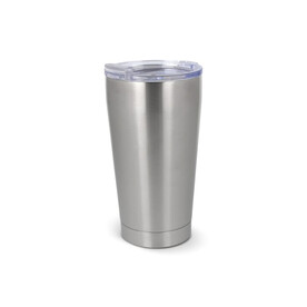 T-ceramic Thermobecher mit Deckel Cango 500ml - Silber bedrucken, Art.-Nr. LT98724-N0005