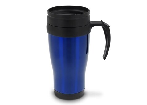 Isolierbecher Metall 350ml - Blau bedrucken, Art.-Nr. LT98759-N0011
