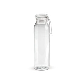 Trinkflasche 600ml - Transparent Weiss bedrucken, Art.-Nr. LT98766-N0401