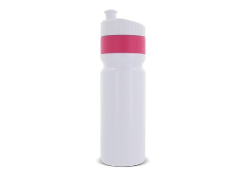 Sportflasche mit Rand 750ml - Weiss / Rosé bedrucken, Art.-Nr. LT98786-N0176