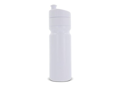 Sportflasche mit Rand 750ml - Weiss / Weiss bedrucken, Art.-Nr. LT98786-N0101