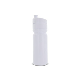 Sportflasche mit Rand 750ml - Weiss / Weiss bedrucken, Art.-Nr. LT98786-N0101