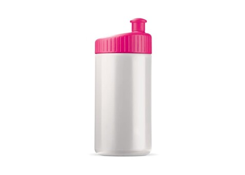 Sportflasche Design 500ml - Weiss / Rosé bedrucken, Art.-Nr. LT98796-N0176