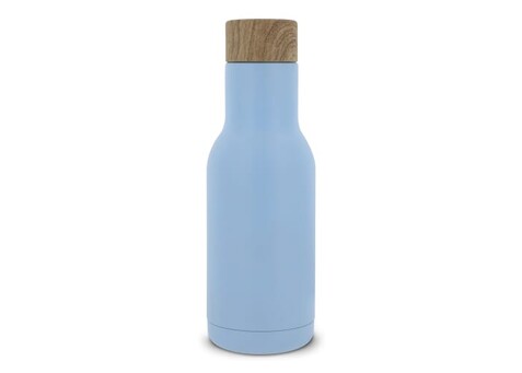 Trinkflasche Gustav 340ml - Pastellblau bedrucken, Art.-Nr. LT98831-N0016