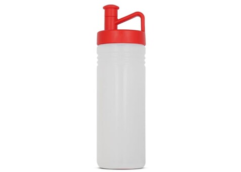 Sportflasche adventure 500ml - Transparent Rot bedrucken, Art.-Nr. LT98850-N0421
