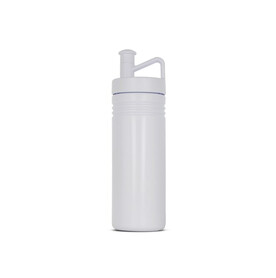 Sportflasche adventure 500ml - Weiss / Weiss bedrucken, Art.-Nr. LT98850-N0101