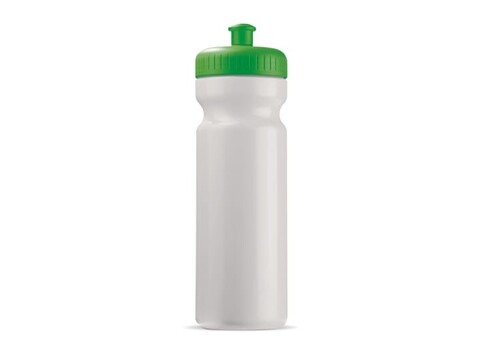 Sportflasche Bio 750ml - Weiss / Grün bedrucken, Art.-Nr. LT98860-N0131