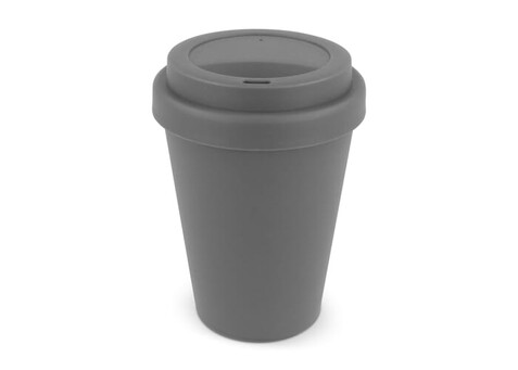 RPP Kaffeebecher Unifarben 250ml - Grau bedrucken, Art.-Nr. LT98866-N0061