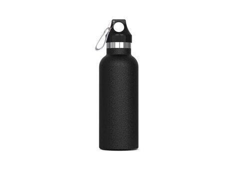 Isolierflasche Lennox 500ml - Schwarz bedrucken, Art.-Nr. LT98892-N0002