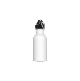 Wasserflasche Lennox 500ml - Weiss bedrucken, Art.-Nr. LT98894-N0001
