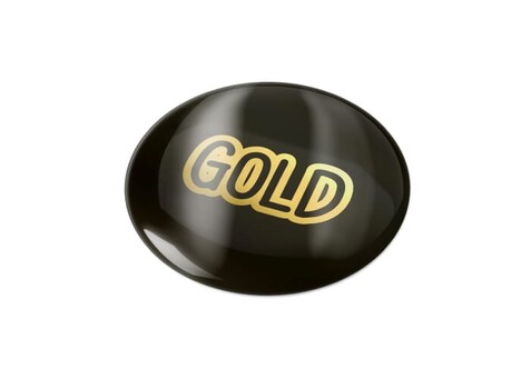 Doming Rund Ø 10 mm - Gold bedrucken, Art.-Nr. LT99100-N0006