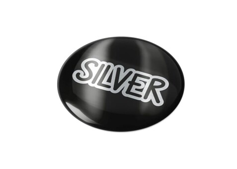 Doming Rund Ø 15 mm - Silber bedrucken, Art.-Nr. LT99102-N0005