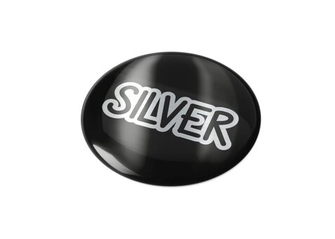 Doming Rund Ø 25 mm - Silber bedrucken, Art.-Nr. LT99105-N0005