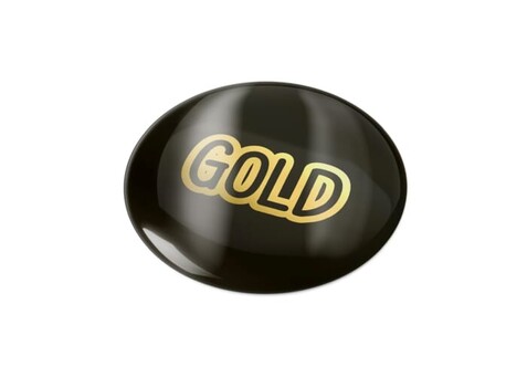Doming Rund Ø 30 mm - Gold bedrucken, Art.-Nr. LT99106-N0006
