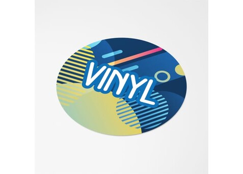 Vinyl Sticker Rund Ø 20 mm - Weiss bedrucken, Art.-Nr. LT99135-N0001