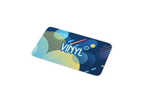 Vinyl Sticker Rechteck 50x20mm - Weiss bedrucken, Art.-Nr. LT99145-N0001