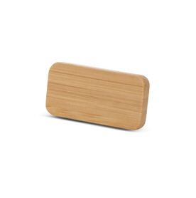 Namensschild aus Bambus mit Anstecknadel - Natur bedrucken, Art.-Nr. LT99722-N0094