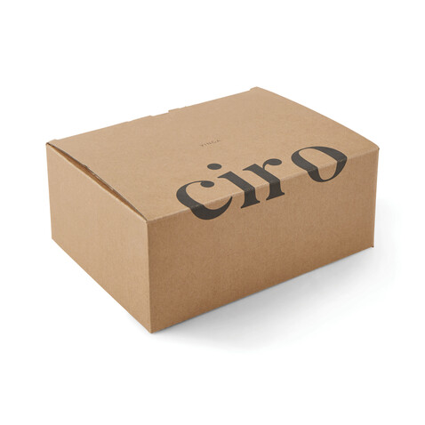 VINGA Ciro Lunchbox aus RCS recyceltem Stahl silber bedrucken, Art.-Nr. V269102