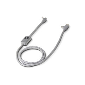 Xoopar Allure PD-Kabel mit Datenübertragung - Hellgrau bedrucken, Art.-Nr. LT41020-N0062