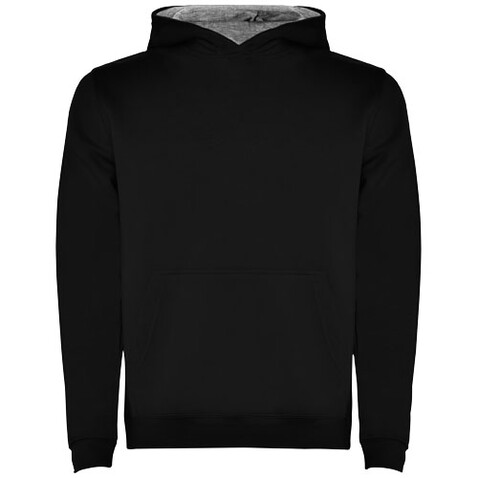 Urban Kapuzenpullover für Kinder, schwarz, Marl Grey bedrucken, Art.-Nr. K10678BC
