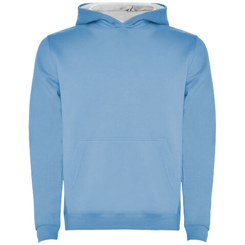Urban Kapuzenpullover für Kinder, himmelblau, weiss bedrucken, Art.-Nr. K10678DC